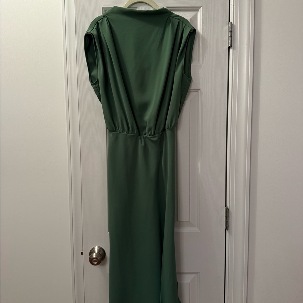 Green Amanda Uprichard Midi Dress